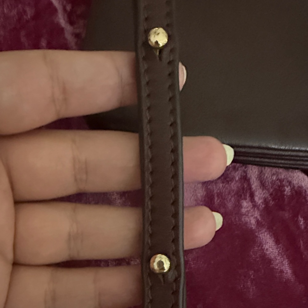 TrioFlap Crossbody Bag in Deep Plum - Picture 2 of 15
